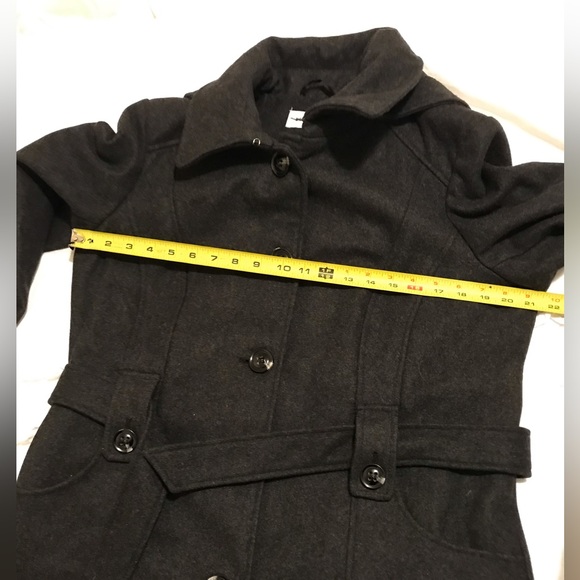 Liz Claiborne Wool Blend Trench Coat - Picture 11 of 14